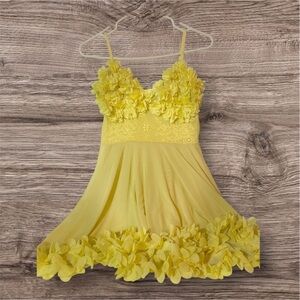Yellow Floral Dress